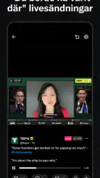 X (tidigare Twitter) screenshot