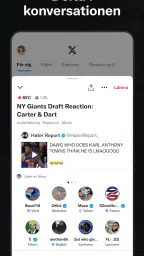 X (tidigare Twitter) screenshot