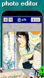 y2k: 2000s photo editor screenshot