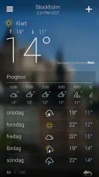 Yahoo Väder screenshot
