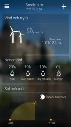 Yahoo Väder screenshot