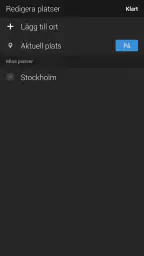 Yahoo Väder screenshot