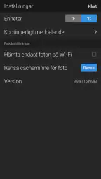 Yahoo Väder screenshot