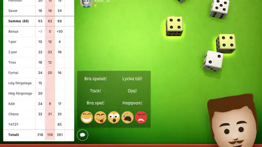 Yatzy screenshot