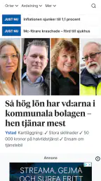 Ystads Allehanda screenshot