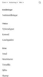 Ystads Allehanda screenshot