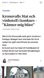 Ystads Allehanda screenshot