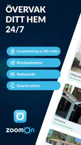 ZoomOn Home Security Camera screenshot